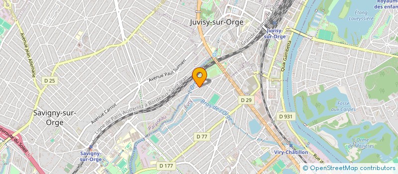 localisation de l'entreprise 852 126 820   VIRY-CHATILLON