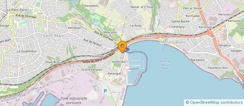 localisation de l'entreprise 852 142 777  à BREST