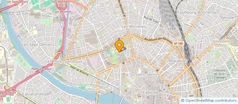 localisation de l'entreprise 852 172 956   BLAGNAC