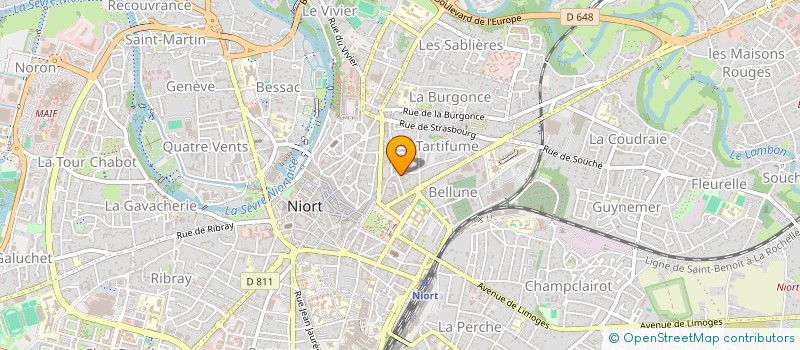 localisation de l'entreprise 852 196 070   NIORT