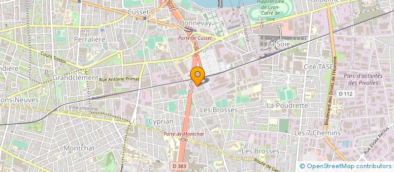 localisation de l'entreprise 852 197 961   VILLEURBANNE