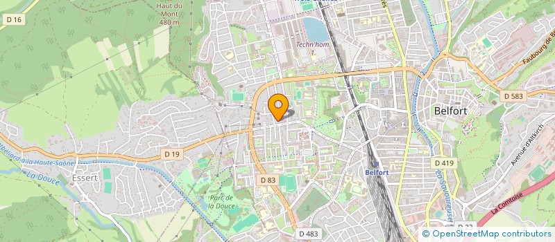 localisation de l'entreprise 852 198 415   BELFORT