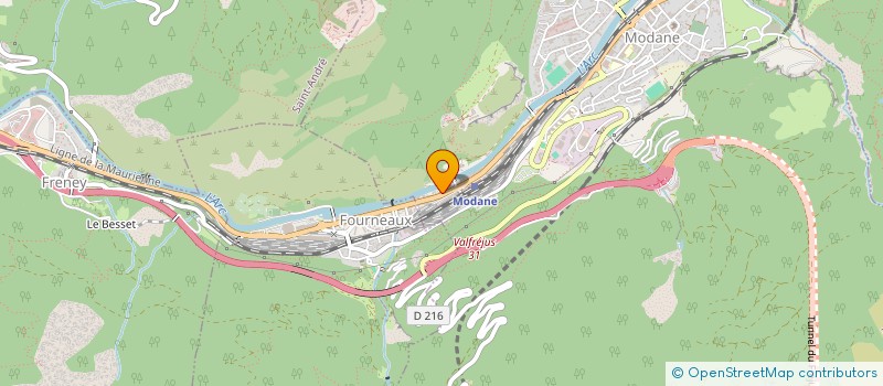 localisation de l'entreprise 852 205 046   MODANE