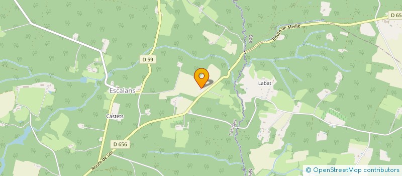 localisation de l'entreprise 852 212 513   ESCALANS