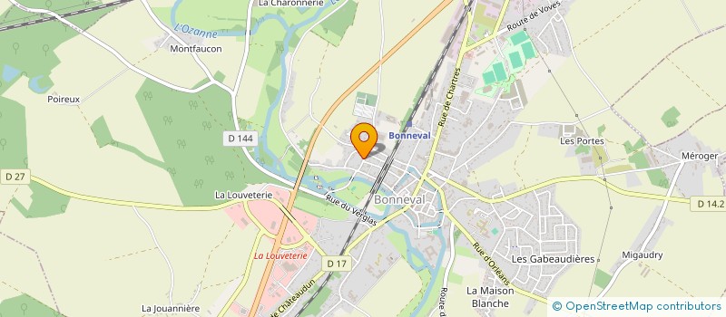 localisation de l'entreprise 852 229 475   BONNEVAL