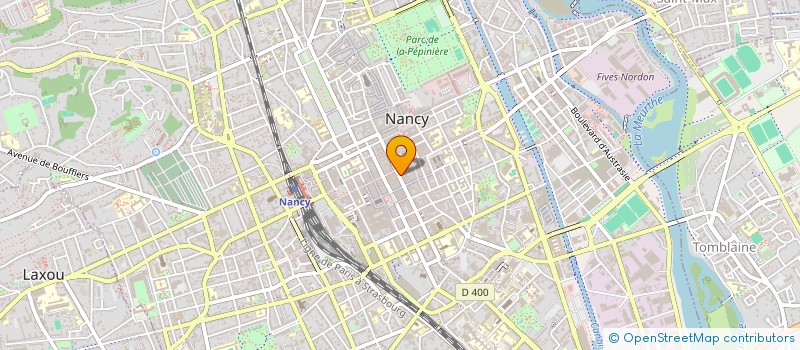 localisation de l'entreprise 852 242 429   NANCY