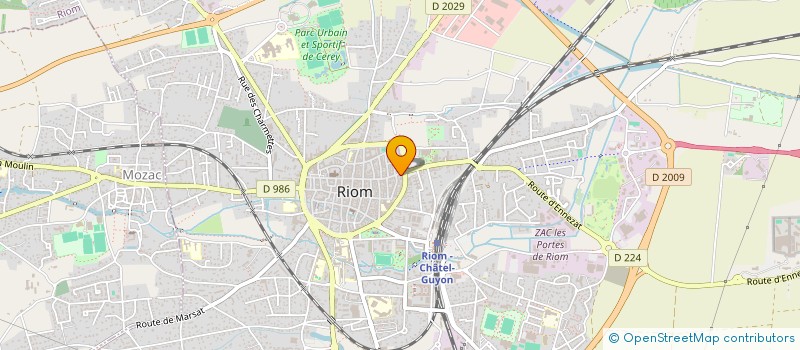 localisation de l'entreprise 852 251 529   RIOM