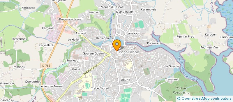 localisation de l'entreprise 852 256 130 à PONT-L'ABBE