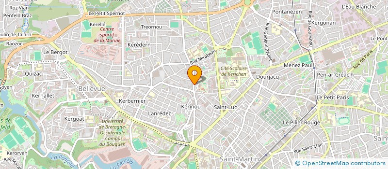 localisation de l'entreprise 852 256 973   BREST