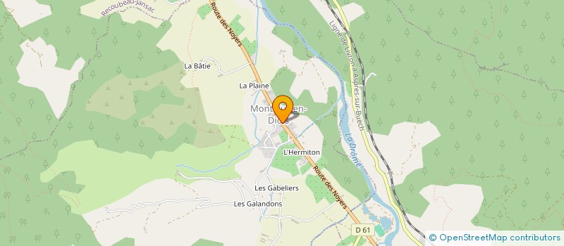 localisation de l'entreprise 852 266 436   MONTLAUR-EN-DIOIS