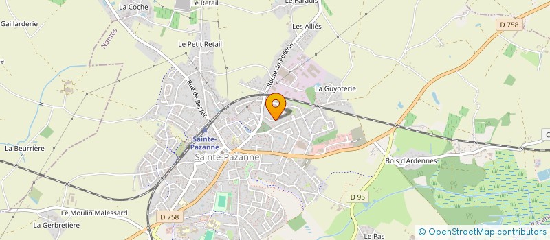 localisation de l'entreprise 852 270 164   SAINTE-PAZANNE