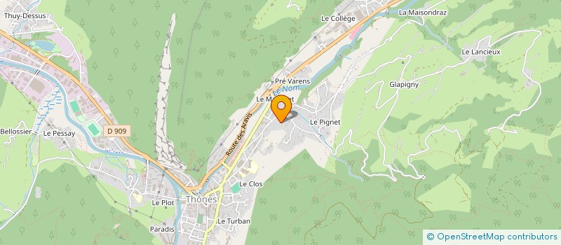 localisation de l'entreprise 852 283 910  à ANNECY