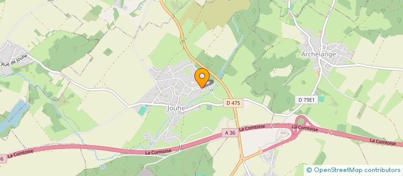 localisation de l'entreprise 852 288 943  à DOLE