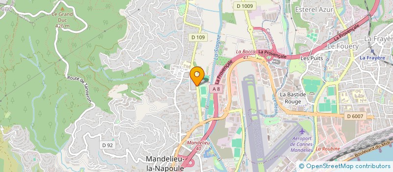 localisation de l'entreprise 852 301 431 à MANDELIEU-LA-NAPOULE