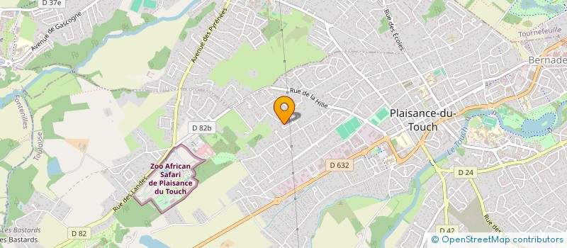 localisation de l'entreprise 852 316 561   PLAISANCE-DU-TOUCH