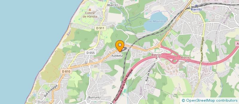 localisation de l'entreprise 852 329 002   BIDART