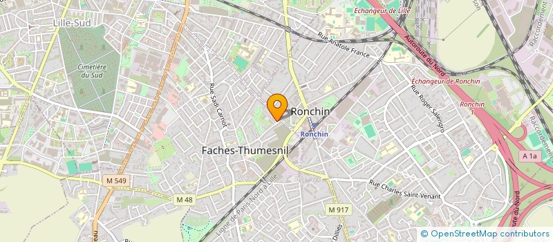 localisation de l'entreprise 852 336 015   FACHES-THUMESNIL