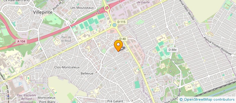 localisation de l'entreprise 852 337 369 à VILLEPINTE