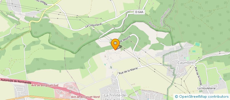 localisation de l'entreprise 852 362 474   LA TRINITE-DE-THOUBERVILLE