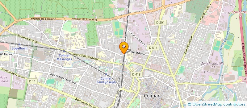 localisation de l'entreprise 852 378 835   NEUF-BRISACH