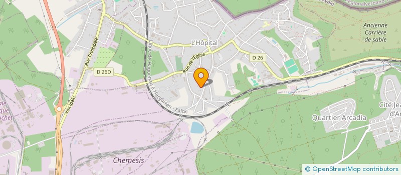 localisation de l'entreprise 852 436 781   L'HOPITAL