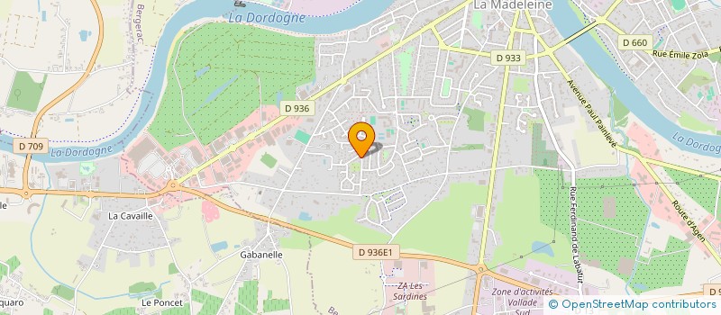 localisation de l'entreprise 852 439 462  à BERGERAC