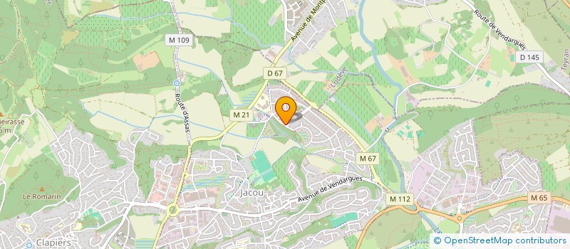 localisation de l'entreprise 852 440 882   JACOU