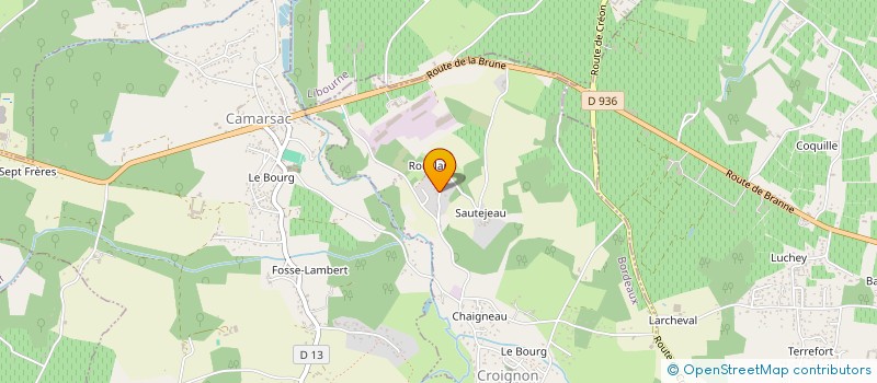 localisation de l'entreprise 852 443 720   CROIGNON