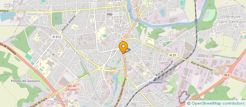 localisation de l'entreprise 852 445 568 à SOISSONS