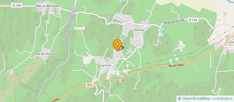 localisation de l'entreprise 852 448 778   BAGNOLS-SUR-CEZE