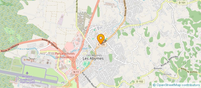 localisation de l'entreprise 852 476 571 à LES ABYMES