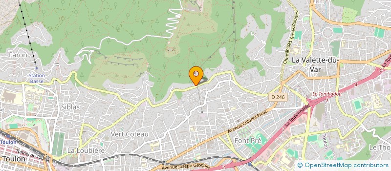 localisation de l'entreprise 852 485 622   TOULON