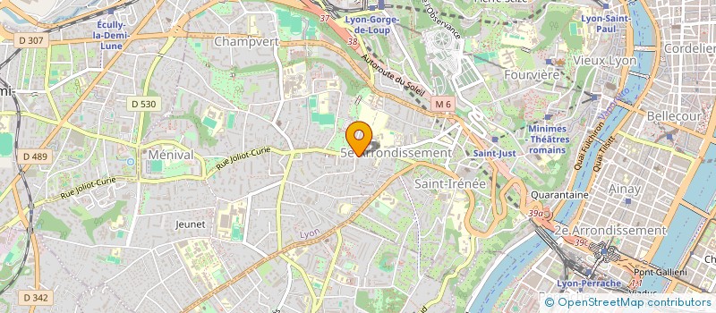 localisation de l'entreprise 852 509 165   OULLINS-PIERRE-BENITE