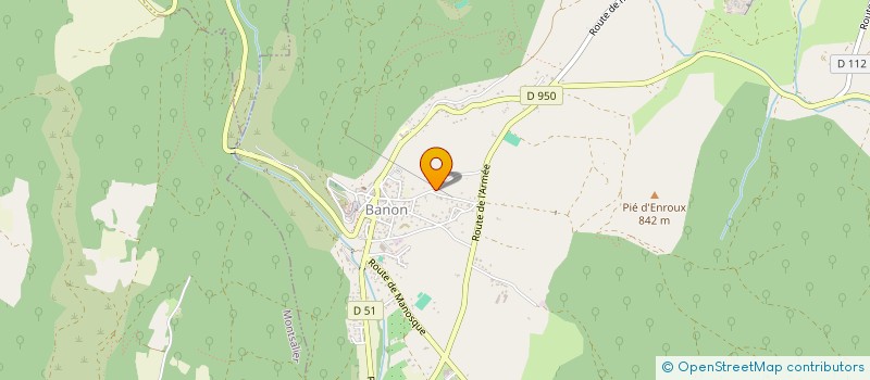 localisation de l'entreprise 852 516 301   BANON