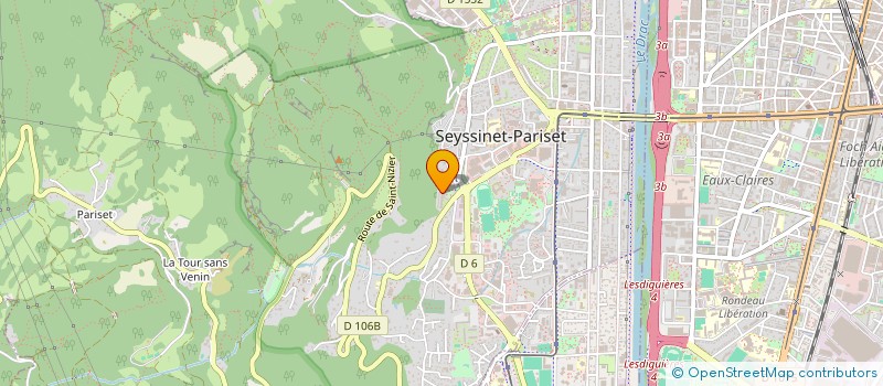 localisation de l'entreprise 852 556 976   CLELLES