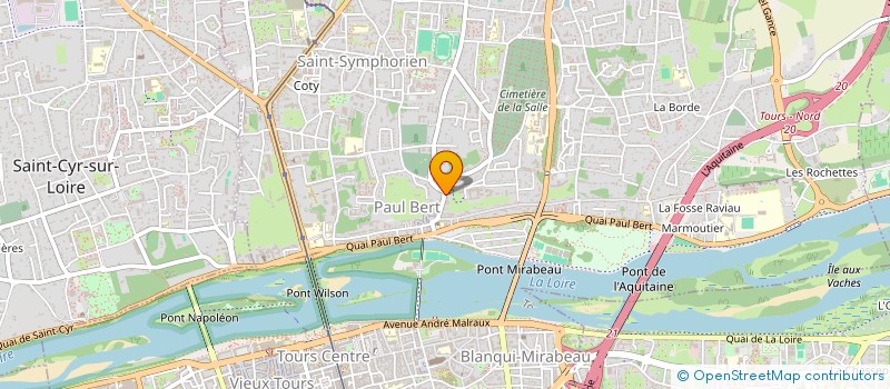 localisation de l'entreprise 852 580 588   TOURS
