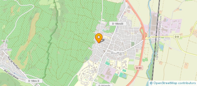 localisation de l'entreprise 852 598 911   PFAFFENHEIM