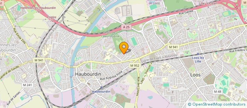 localisation de l'entreprise 852 604 503   HAUBOURDIN