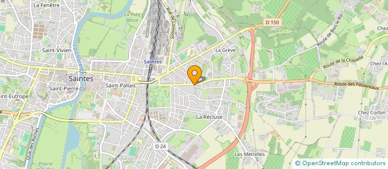 localisation de l'entreprise 852 632 322   SAINTES