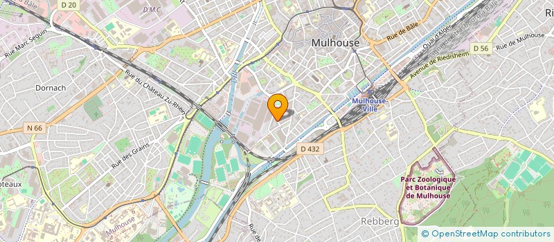 localisation de l'entreprise 852 636 893   MULHOUSE