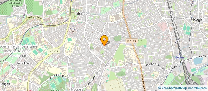 localisation de l'entreprise 852 637 016   TALENCE