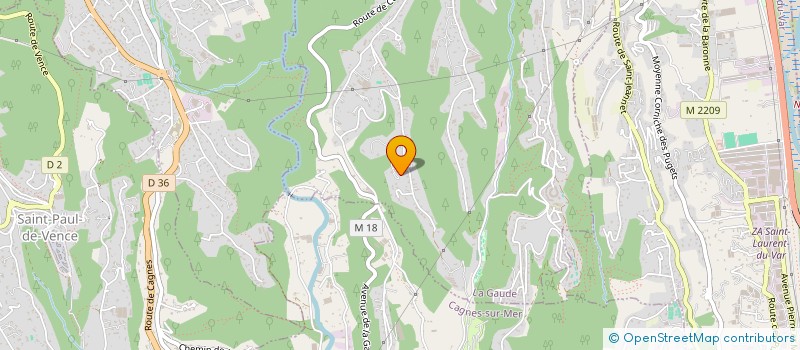 localisation de l'entreprise 852 639 657   LA GAUDE