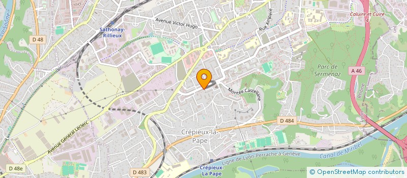 localisation de l'entreprise 852 645 134   SATHONAY-CAMP