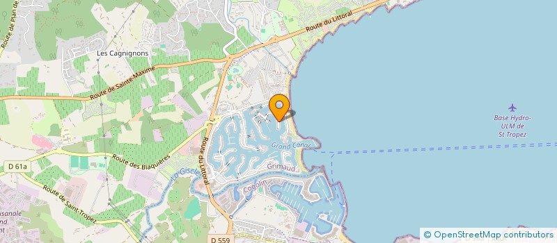 localisation de l'entreprise 852 653 930   GRIMAUD