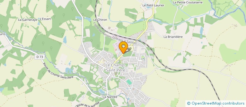 localisation de l'entreprise 852 663 012   LE CHAMP-SAINT-PERE