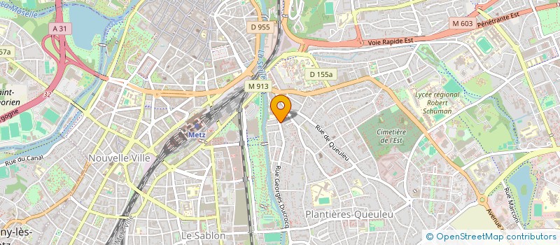 localisation de l'entreprise 852 670 249   METZ