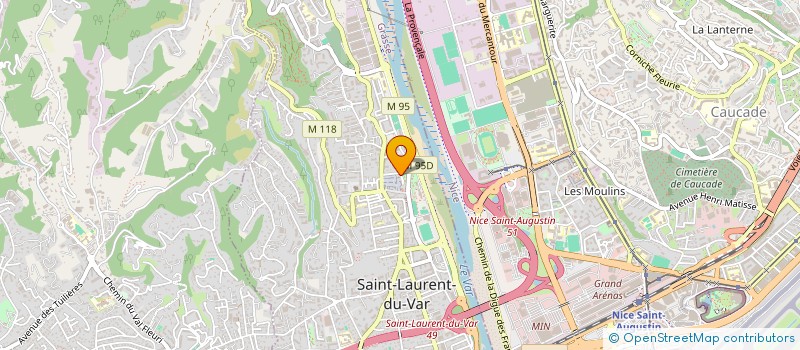 localisation de l'entreprise 852 695 105 à SAINT-LAURENT-DU-VAR