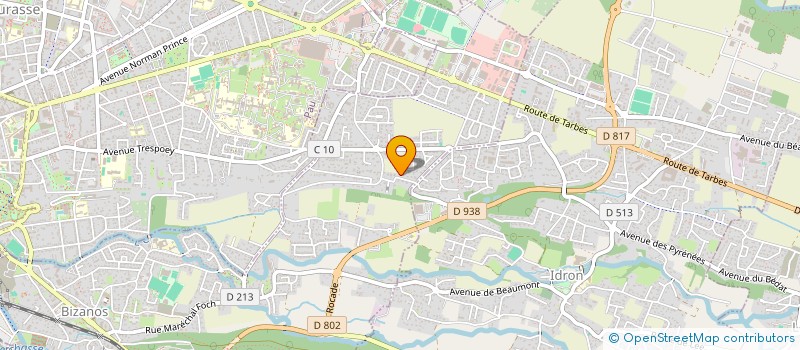 localisation de l'entreprise 852 708 692  à BIZANOS