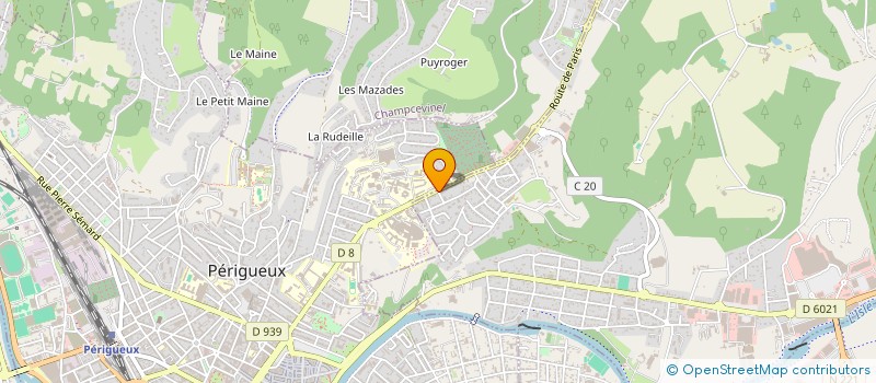 localisation de l'entreprise 852 710 631   PERIGUEUX