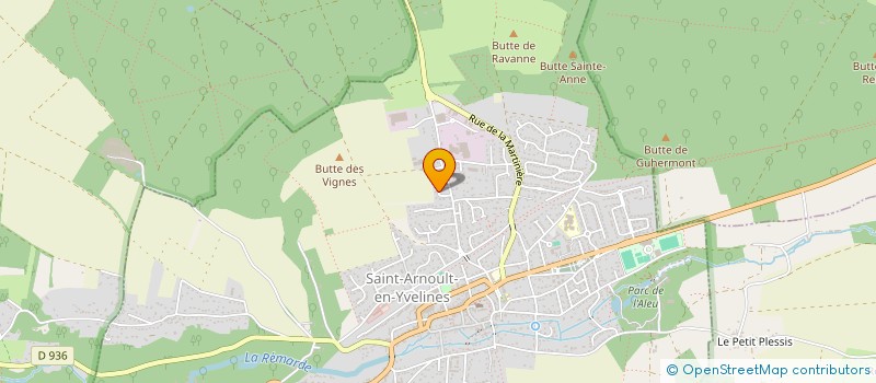 localisation de l'entreprise 852 742 022   SAINT-ARNOULT-EN-YVELINES